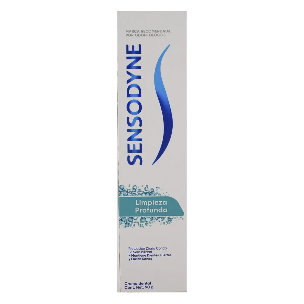 PASTA DENTAL LIMPIEZA PROFUNDA SENSODYNE 90 GRAMOS