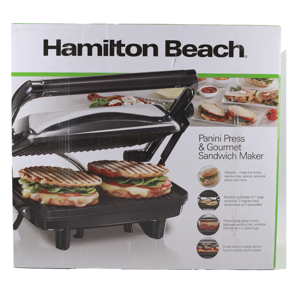 PANINI SANDWICHERA HAMILTON BEACH 1 PIEZA