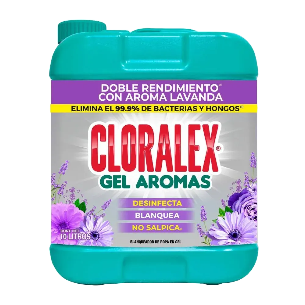 BLANQUEADOR EN GEL AROMA LAVANDA CLORALEX 10 LITRO