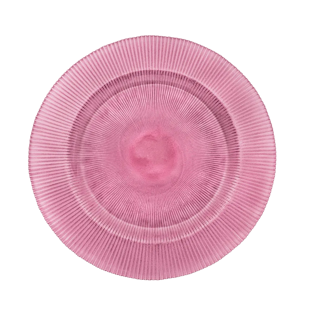 PLATO BASE VENECIA PURPURA VITTORI 1 PIEZA