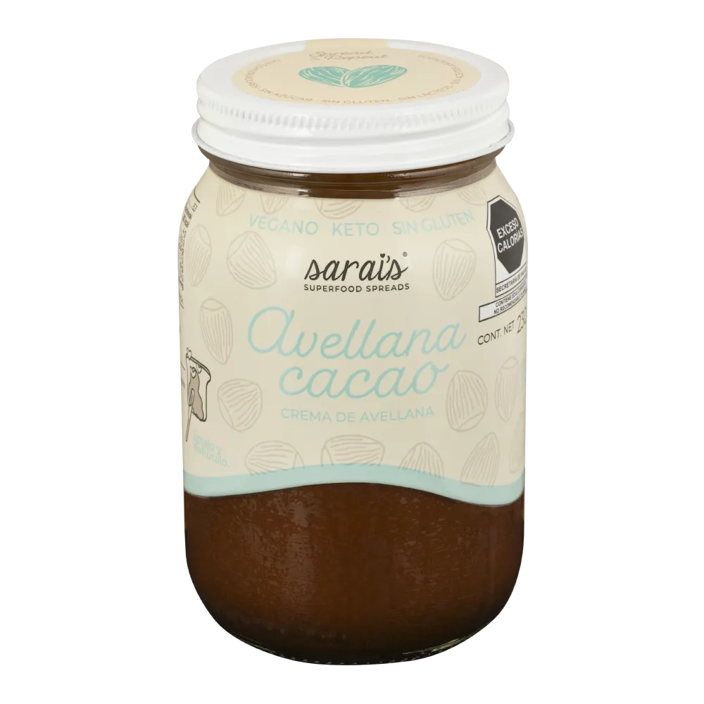 CREMA DE AVELLANA CON CACAO SARAIS 230 GRAMOS