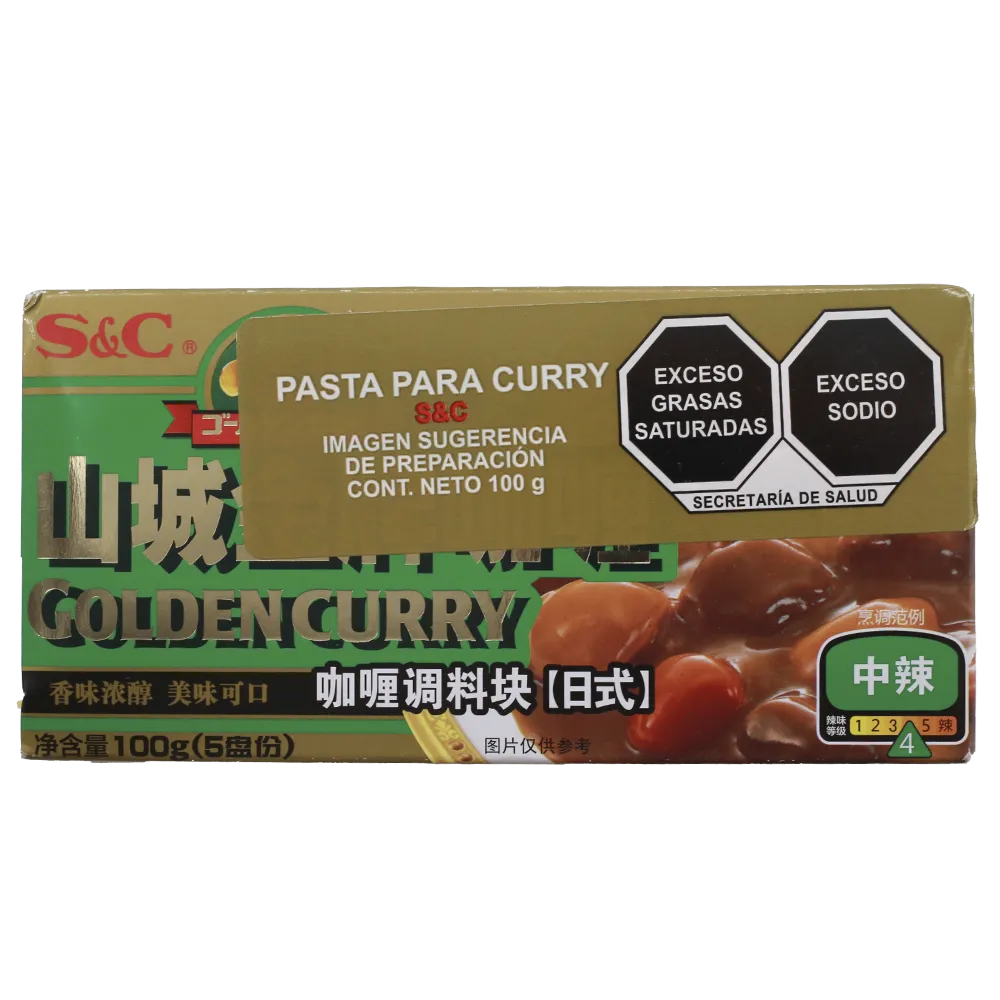 CURRY GOLDEN S&C 100 GRAMOS