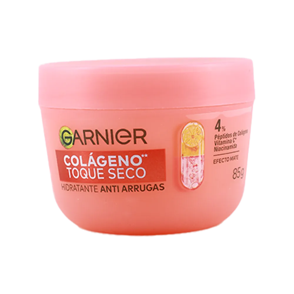 HIDRATANTE ANTI ARRUGAS COLAGENO TOQUE SECO GARNIER 85 GRAMOS