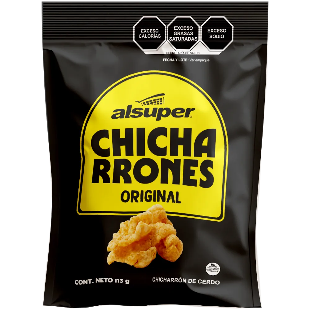 CHICHARRON ORIGINAL ALSUPER 113 GRAMOS