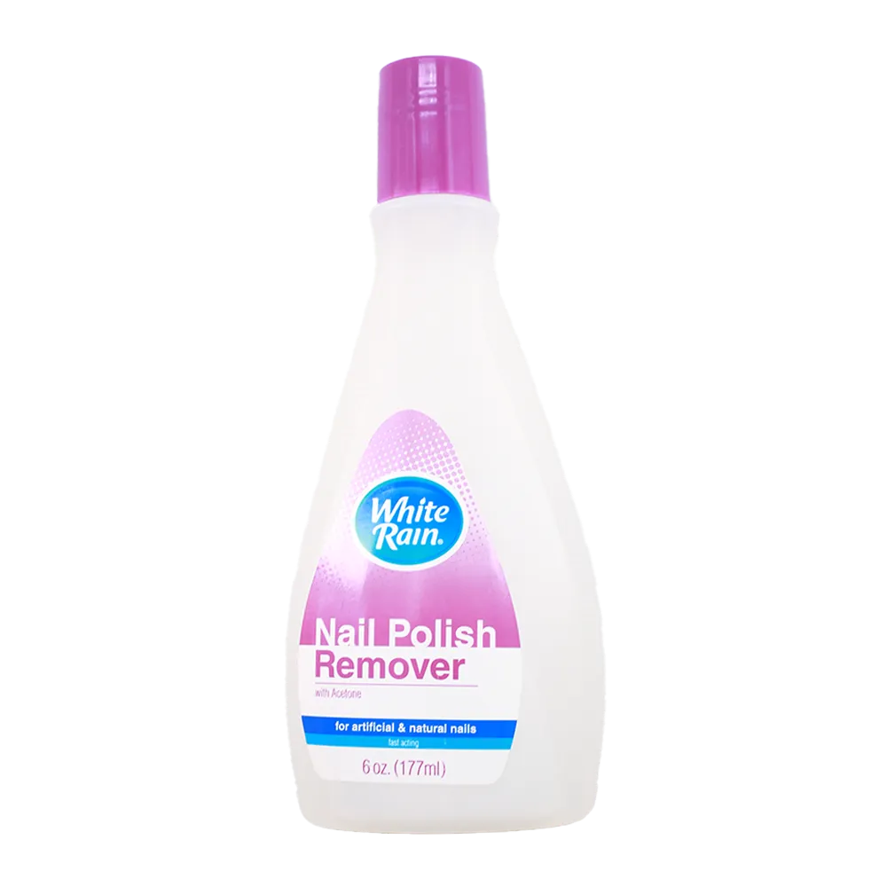 NAIL POLISH RMOVER 100% NON-ACETONE WHITE RAIN 177 MILILI