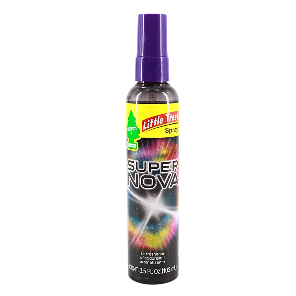 AROMATIZANTE PARA AUTO SPRAY SUPERNOVA 103ML LITTLE TREES 1 PIEZA