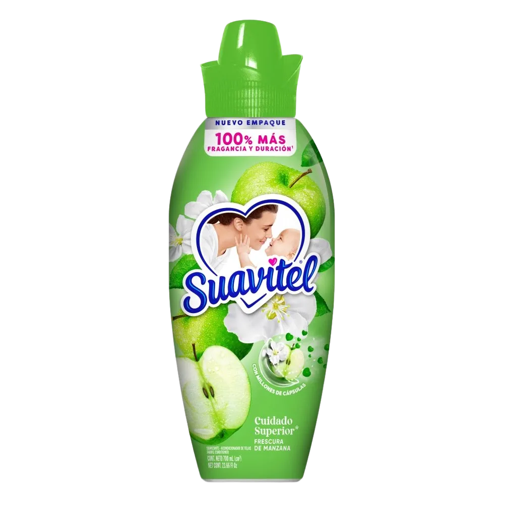 SUAVIZANTE CUIDADO SUPERIOR MANZANA SUAVITEL 700 MILILI