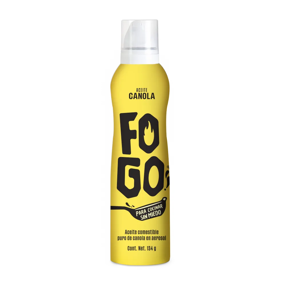 ACEITE CANOLA SPRAY FOGO 134 GRAMOS