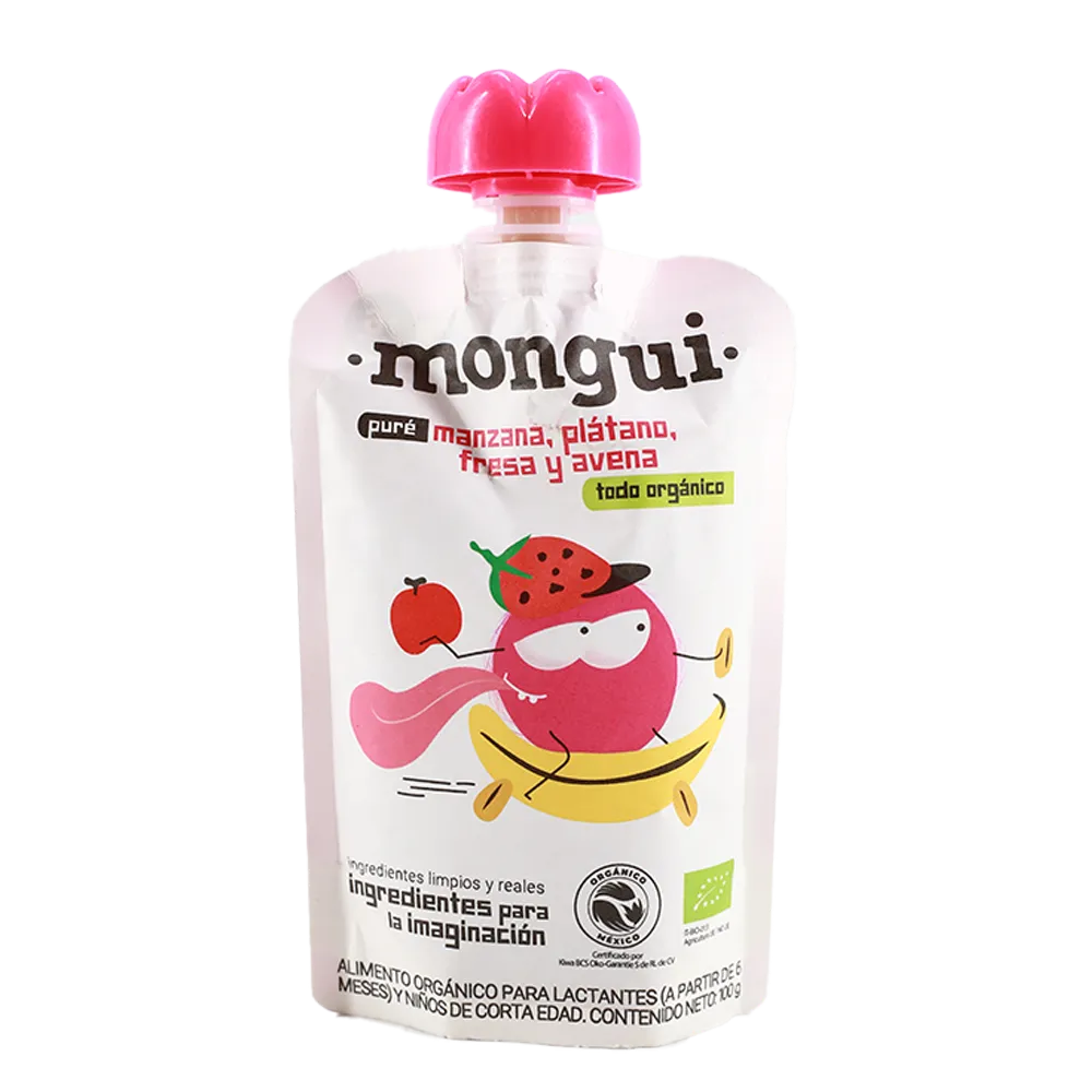 PAPILLA MANZANA, PLATANO, FR MONGUI 100 GRAMOS