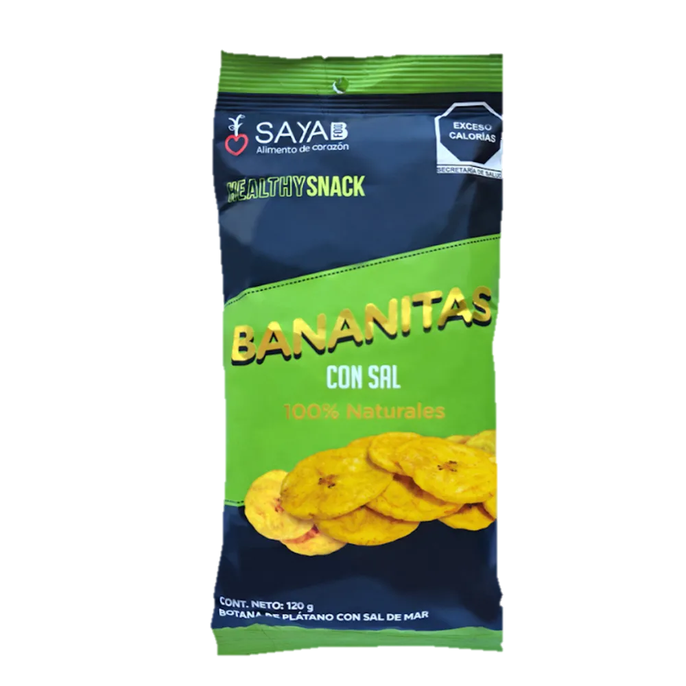 BANANITAS CON SAL SAYAB 120 GRAMOS