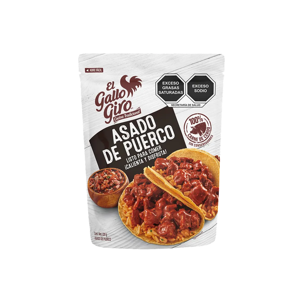 ASADO DE CERDO GALLO GIRO 220 GRAMOS