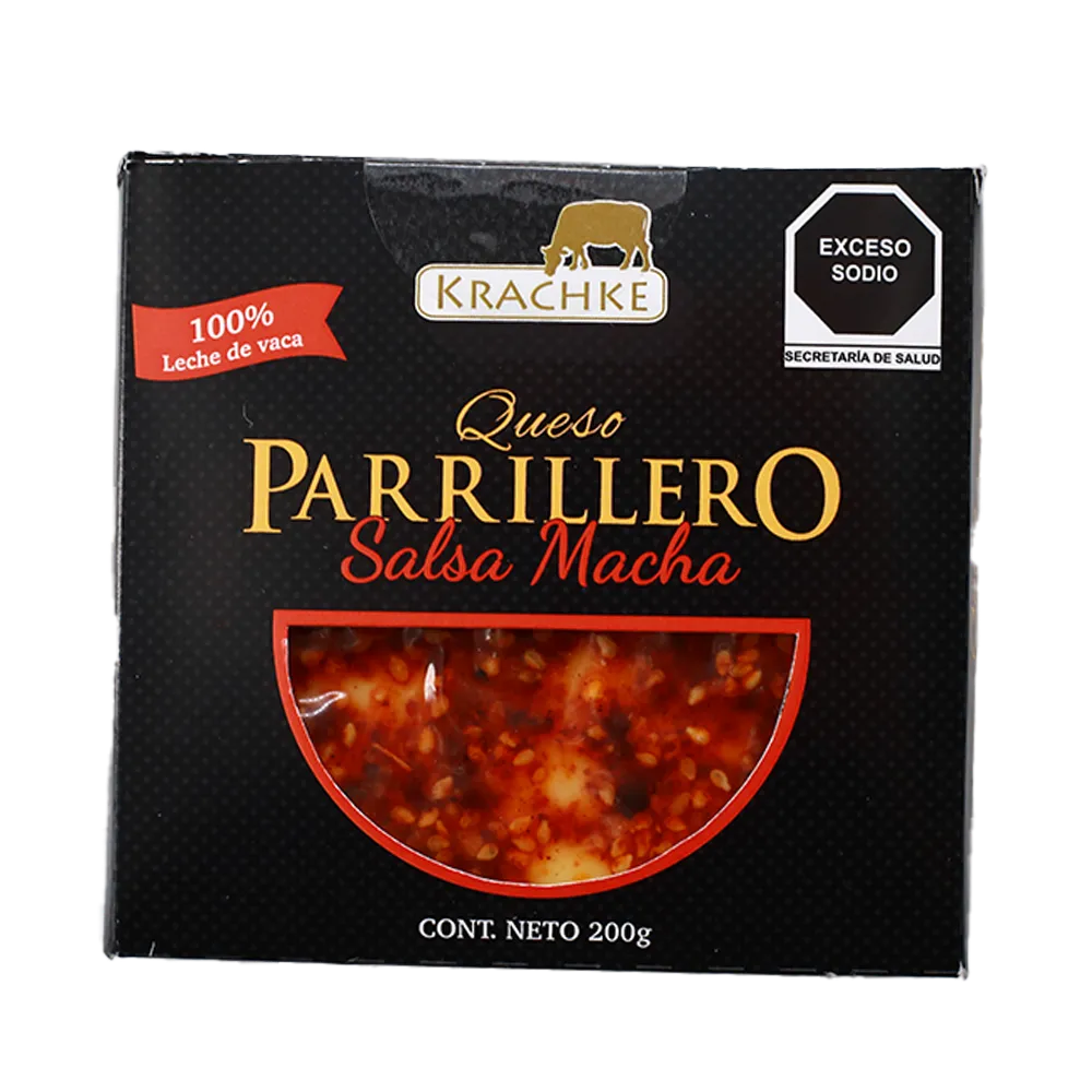 QUESO MANCHEGO PARRILLERO SALSA MACHA KRACHKE 200 GRAMOS