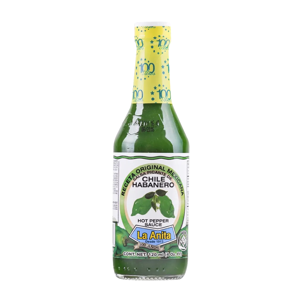 Salsa Picante Chile Habanero Verde La Anita 115 Ml