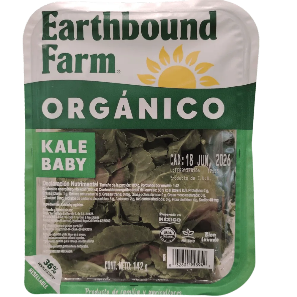 Kale Baby Orgánico Earthbound Pza