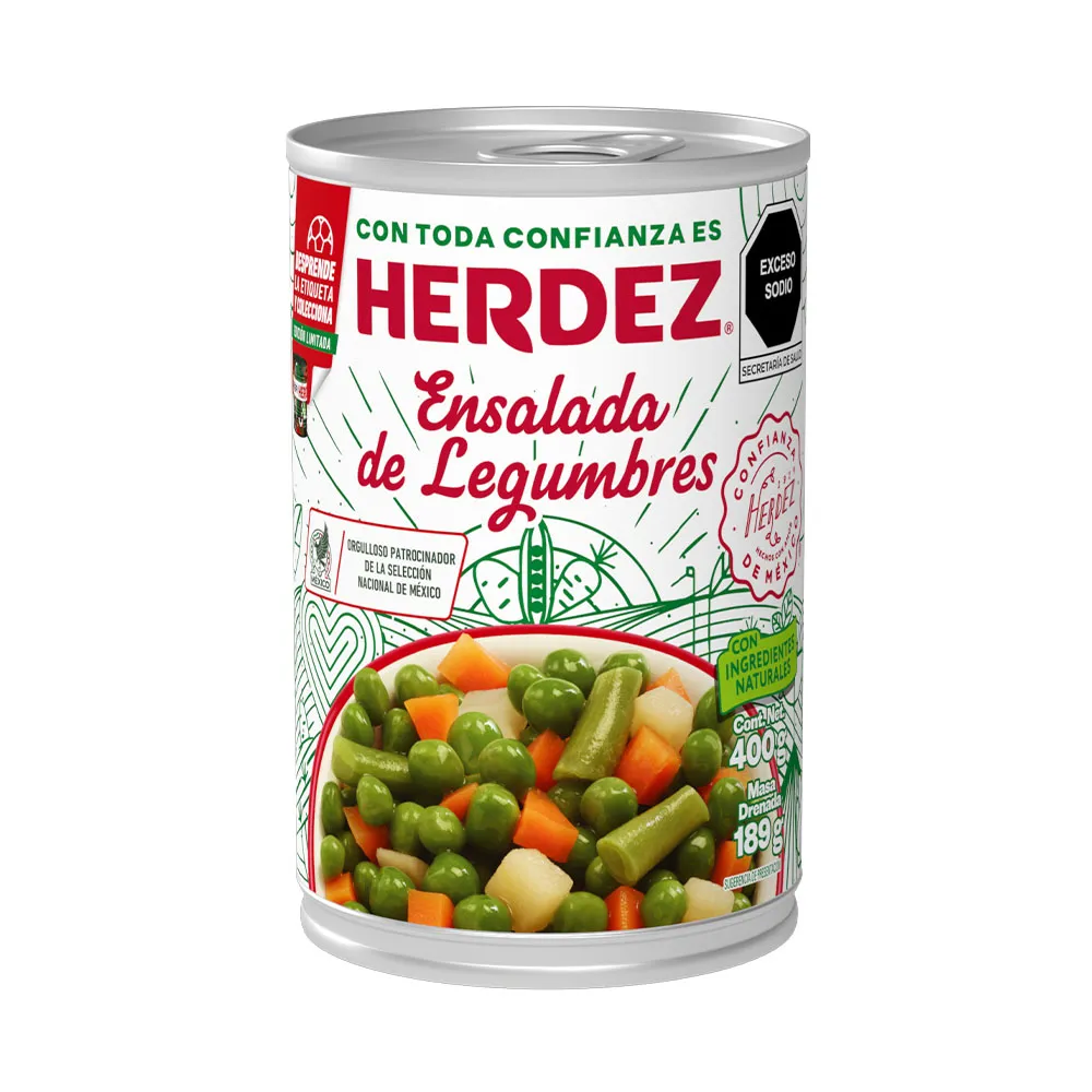 Ensalada De Legumbres Herdez 400 g
