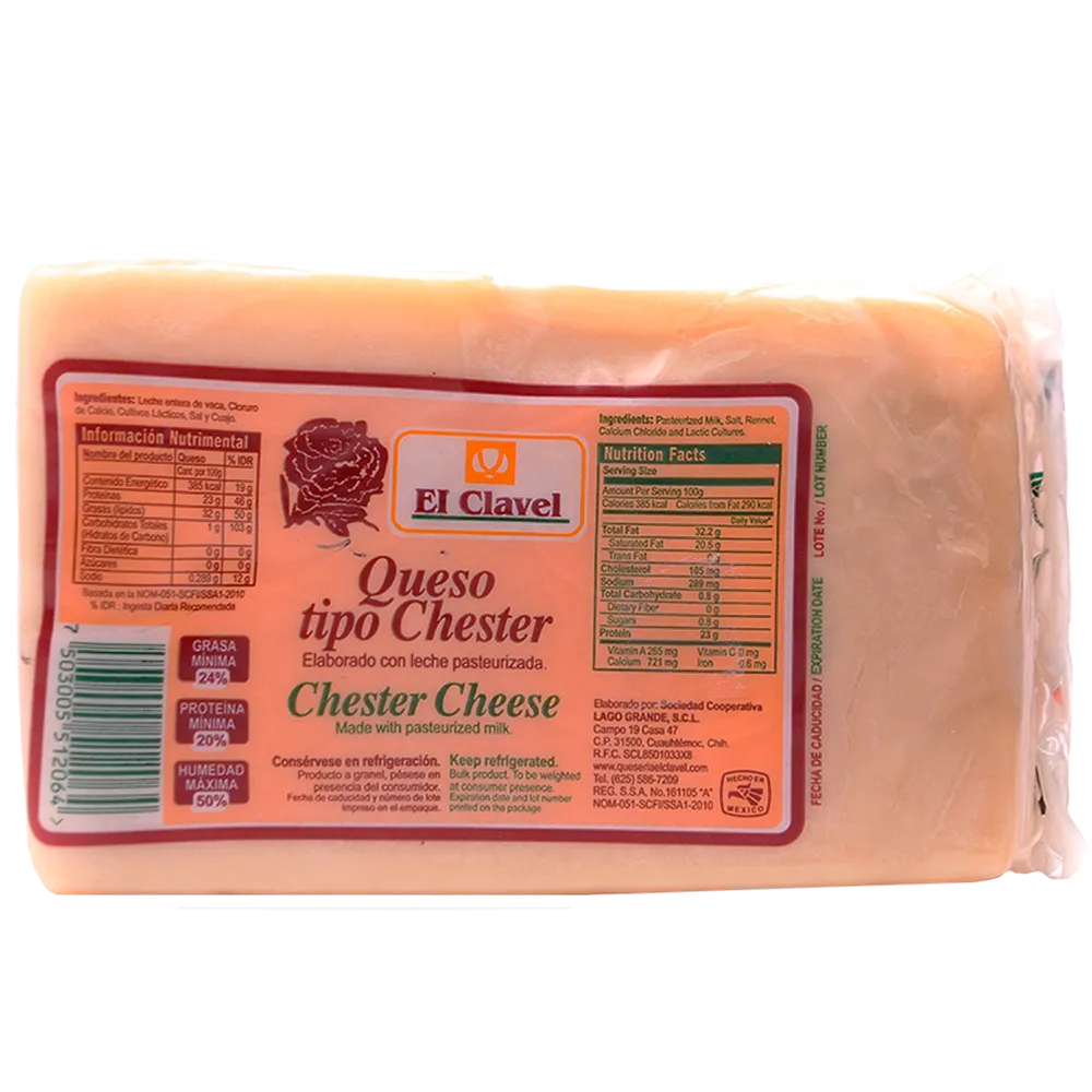 Queso Menonita Barra Clavel Kg