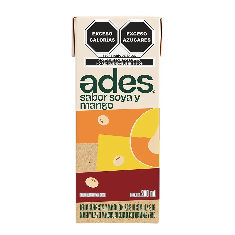 Bebida Soya Mango Ades 200 Ml