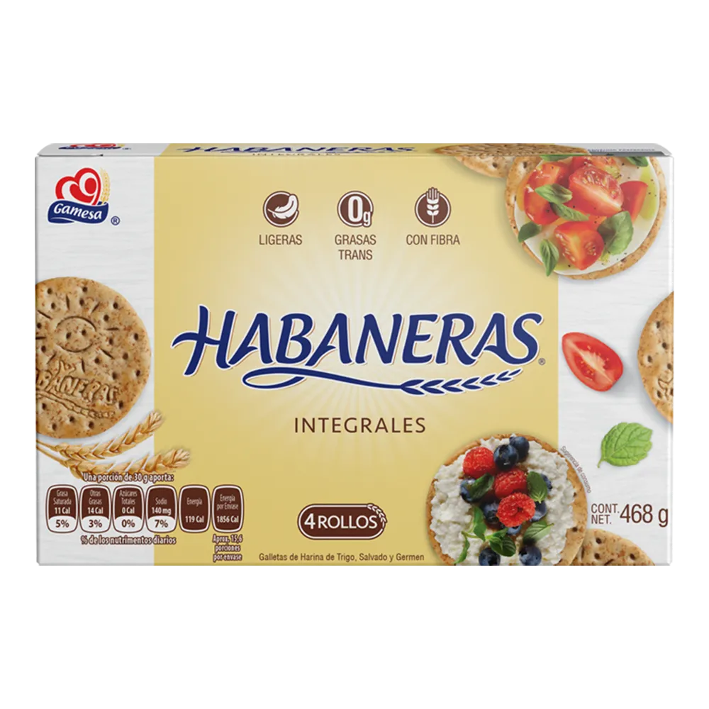 Galleta Habaneras Integrales Gamesa 468 g