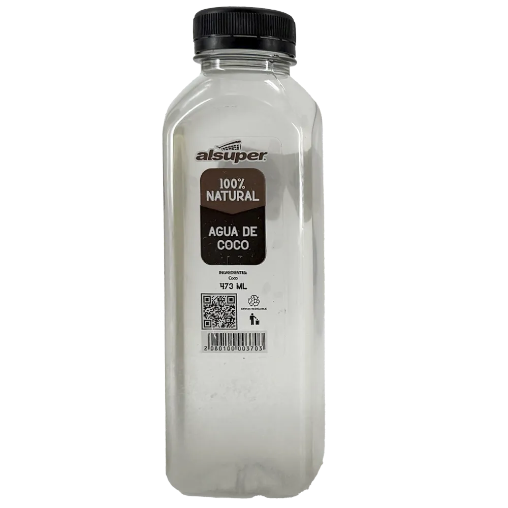 Agua de coco Alsuper 473 Ml