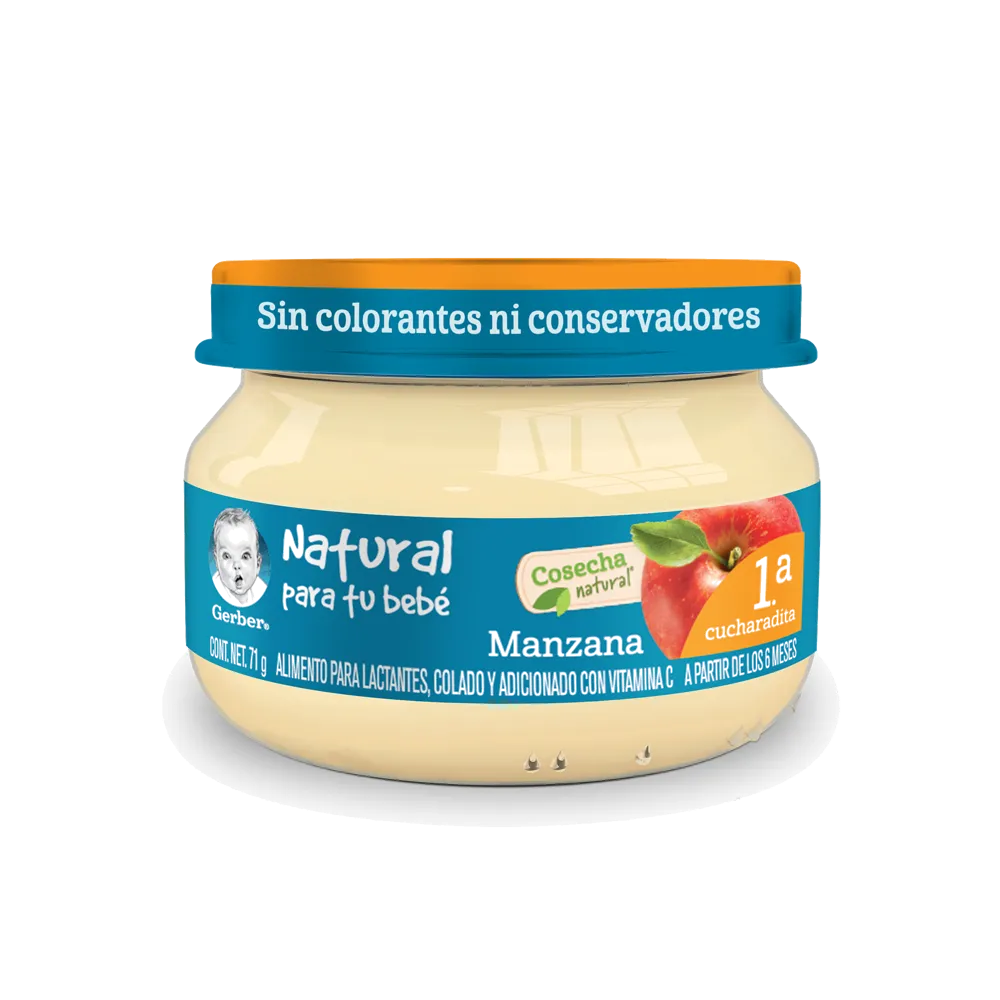 Papilla Gerber Primera etapa de Manzana   71 Gr