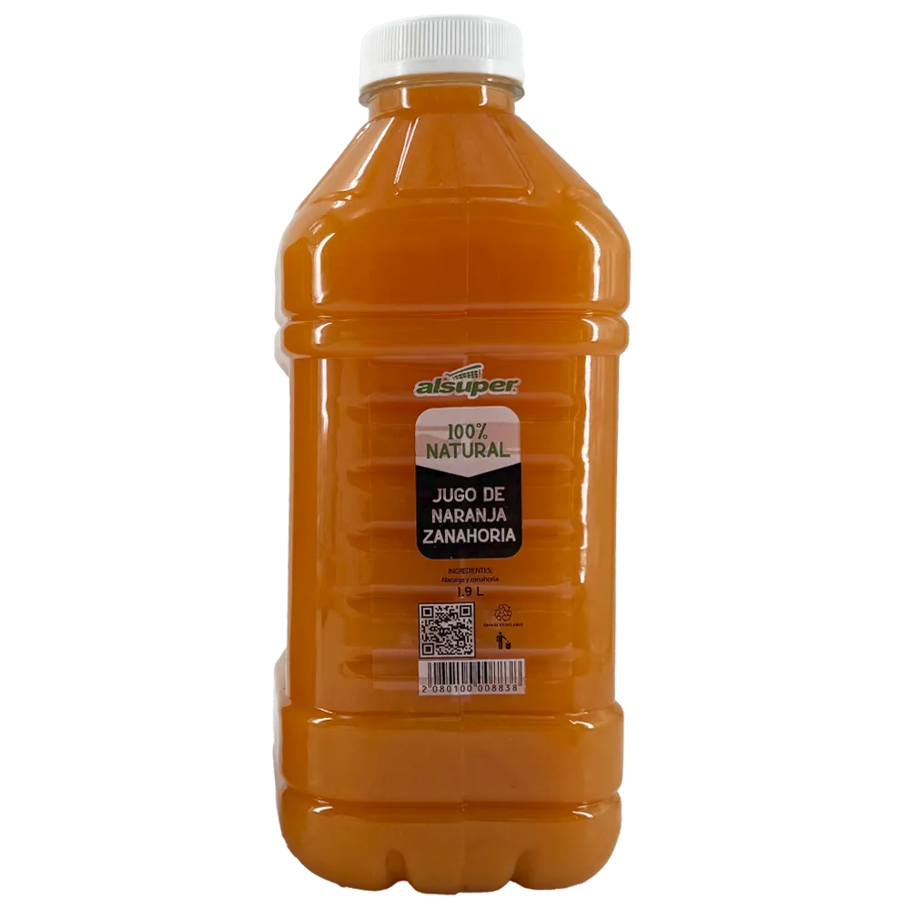 Jugo de Naranja Con Zanahoria Alsuper 1.9 Lt