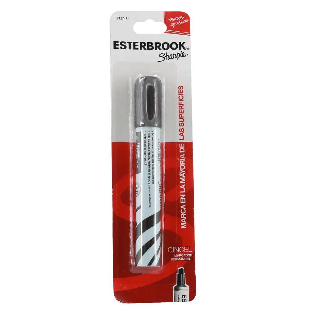 Marcador Permanente Sharpie Negro Paper Mate 1 Pieza