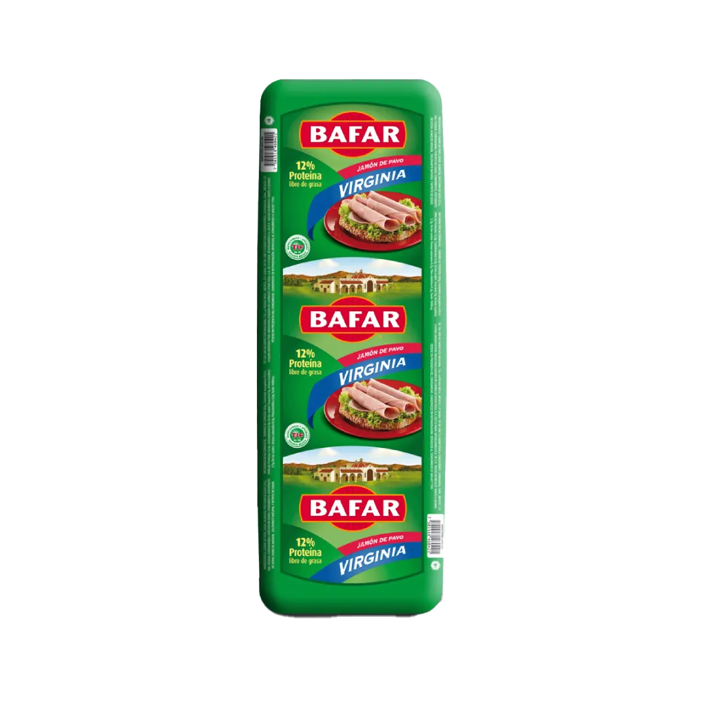 Jamon Virginia De Pavo Bafar Kg