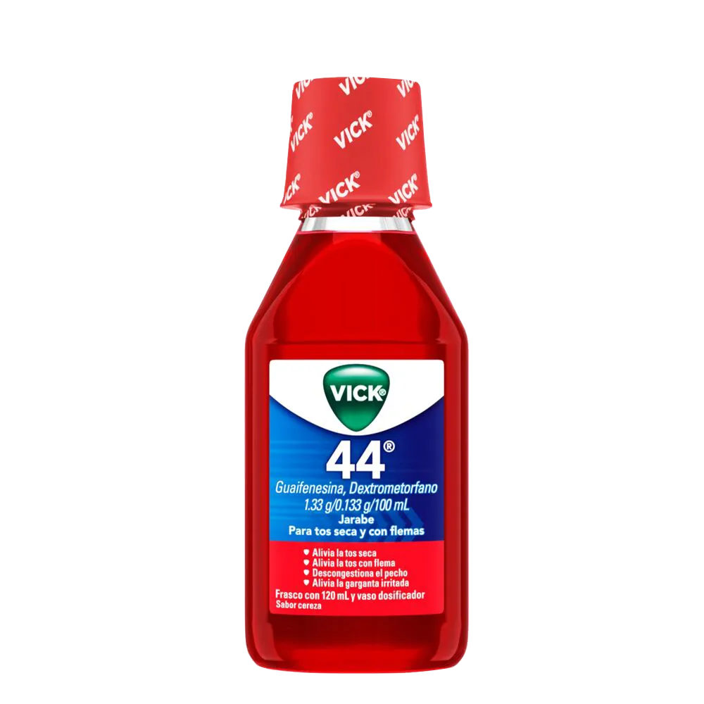 Vick Jarabe 44 Adulto sabor Cereza   120 Ml