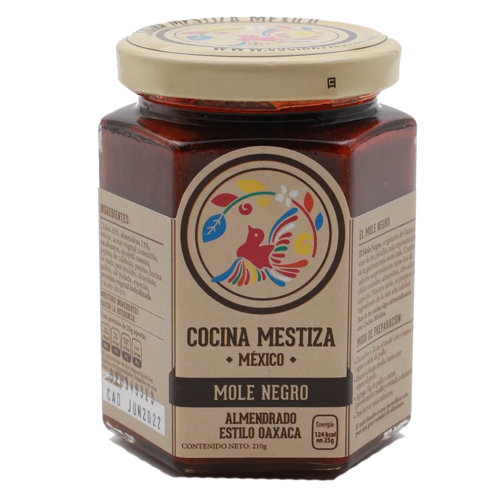 Mole Negro Almendrado Cocina Mestiza 210 Gr