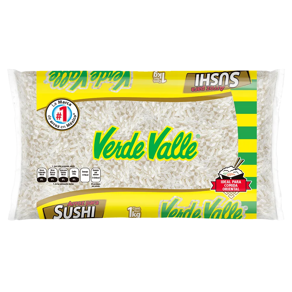 Arroz Para Sushi Verde Valle 1 kg