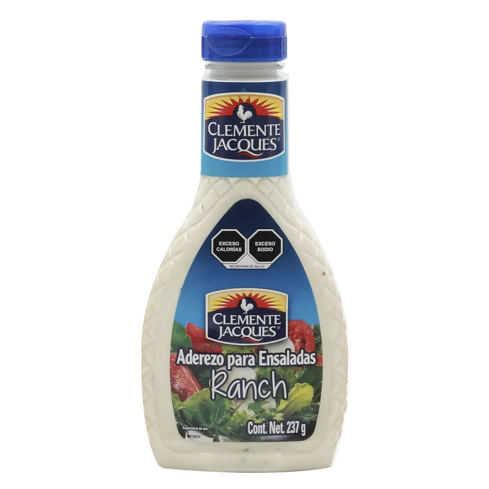 Aderezo Para Ensalada Ranch Clemente Jaques 237 Gr