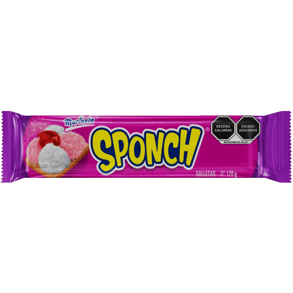 GALLETAS SPONCH . MARINELA 120 GRAMOS