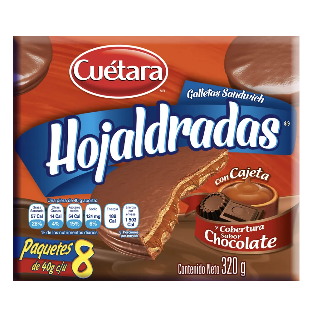 Galleta Hojaldrada Chocolate Cuetara 360 g