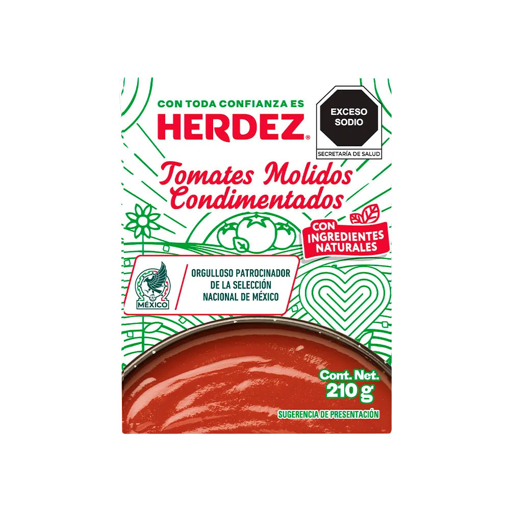Tomates Molidos Condimentados Herdez 210 G
