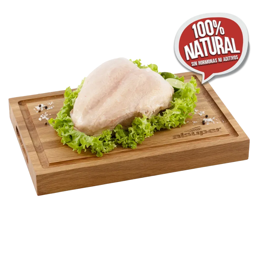Pechuga De Pollo Con Hueso   Kg
