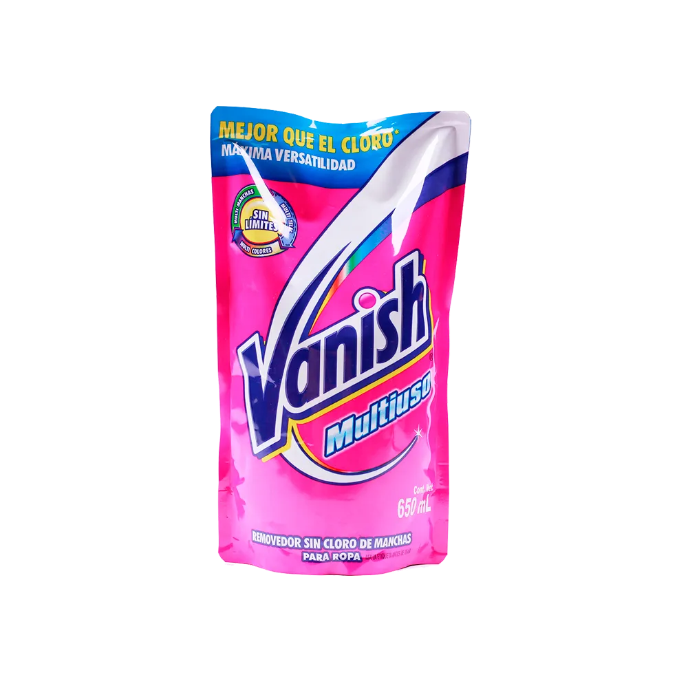Removedor Quitamanchas Liq Colour Protect Doypack rosa Vanish 650 ml