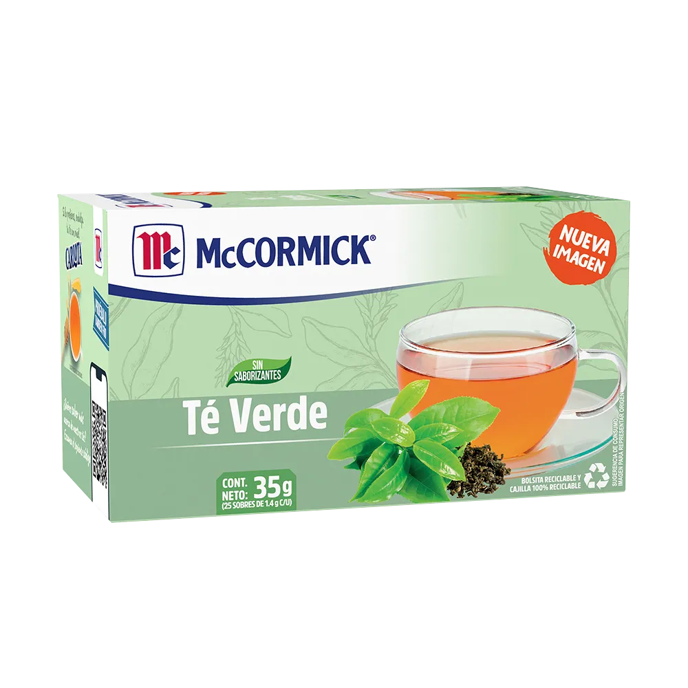 Té Verde Mccormick 25 Sobres