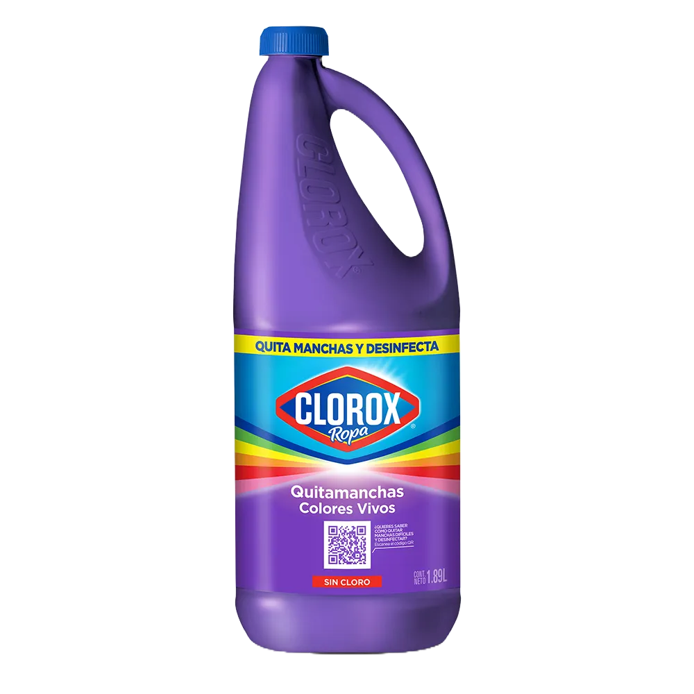 Removedor Quitamanchas Liquido colores vivos Clorox 1.8 lt