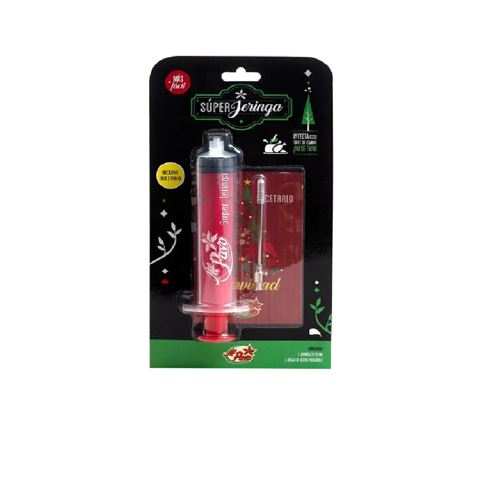 JERINGA PARA PAVOS Y CARNES 35 ML MR PAVO 1 PIEZA