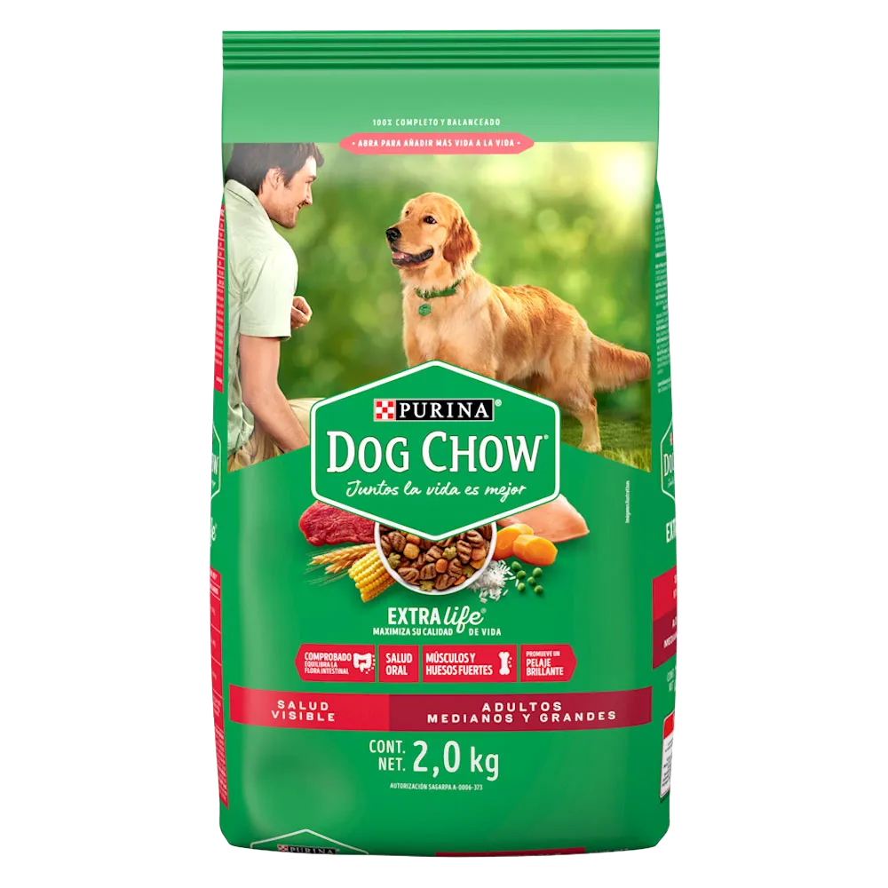 Alimento Seco Para Perro Adulto Rza Grande Dog Chow 2 Kg