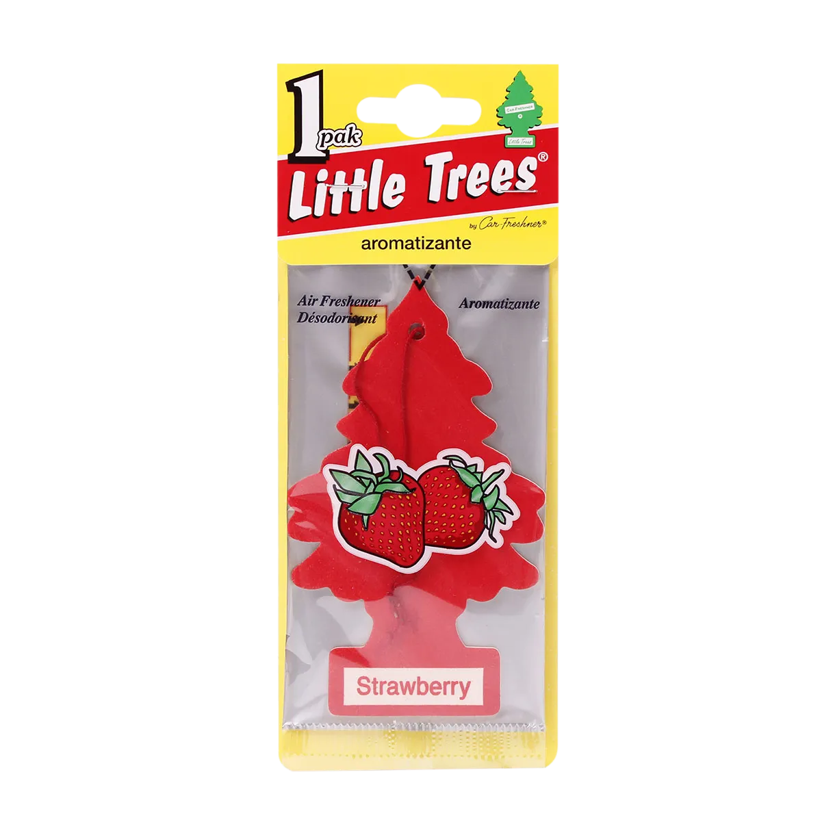 Aromatizante Para Auto Pino Fresa Little Trees 1 Pz