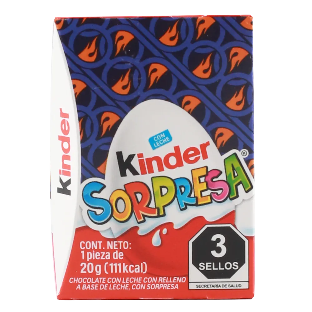 Chocolate Huevo Sorpresa T1 Kinder 20 g