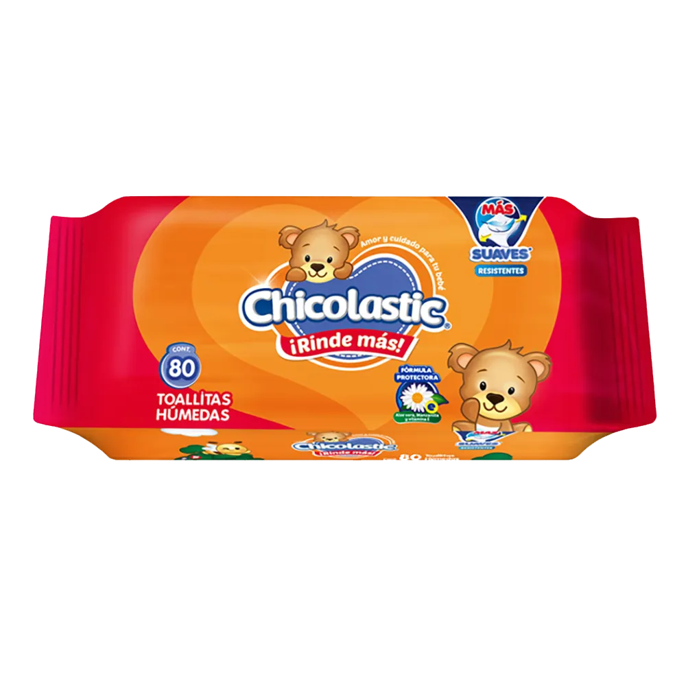 Chicolastic toallitas Humedas   80 Pzas
