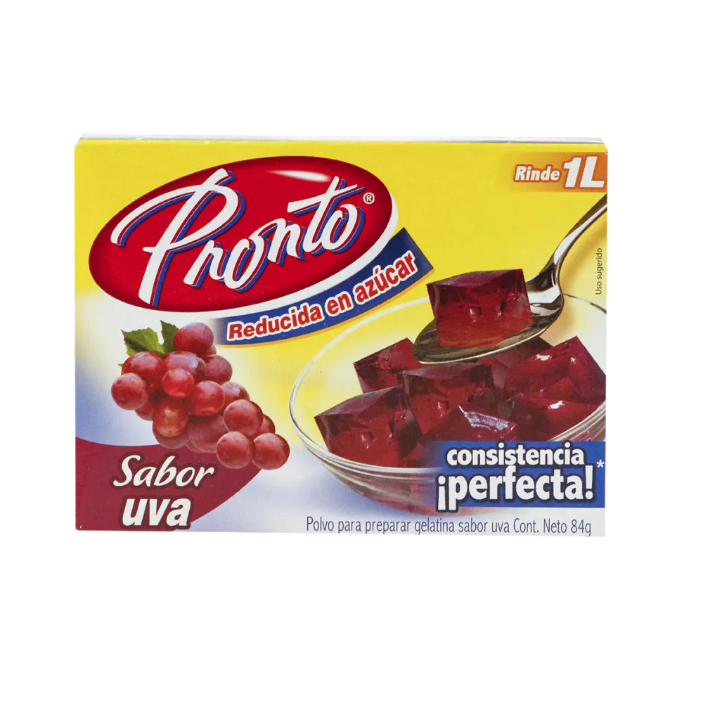 Gelatina Uva Pronto 84 Gr