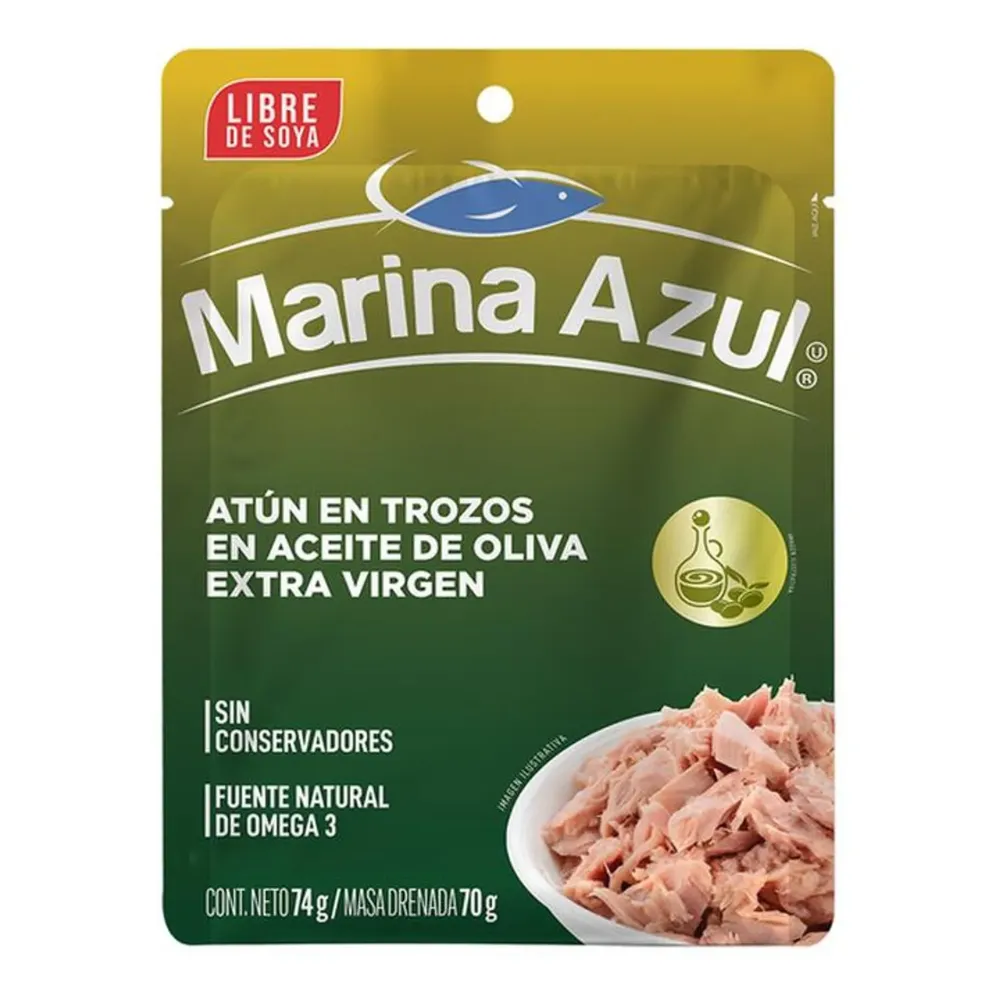 Atun Pouch Aceite De Oliva Marina Azul 74 g