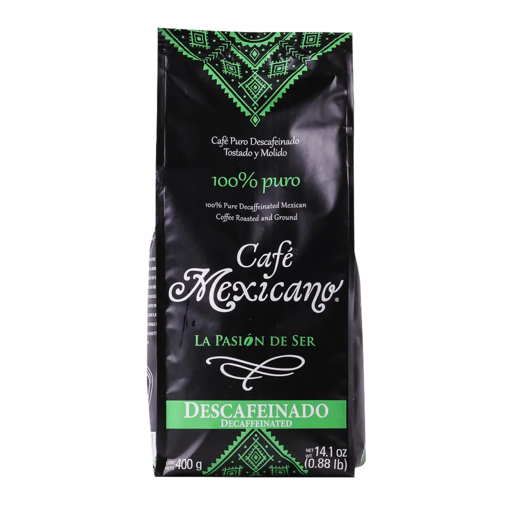 Cafe Molido Descafeinado Cafe Mexicano 400 Gr