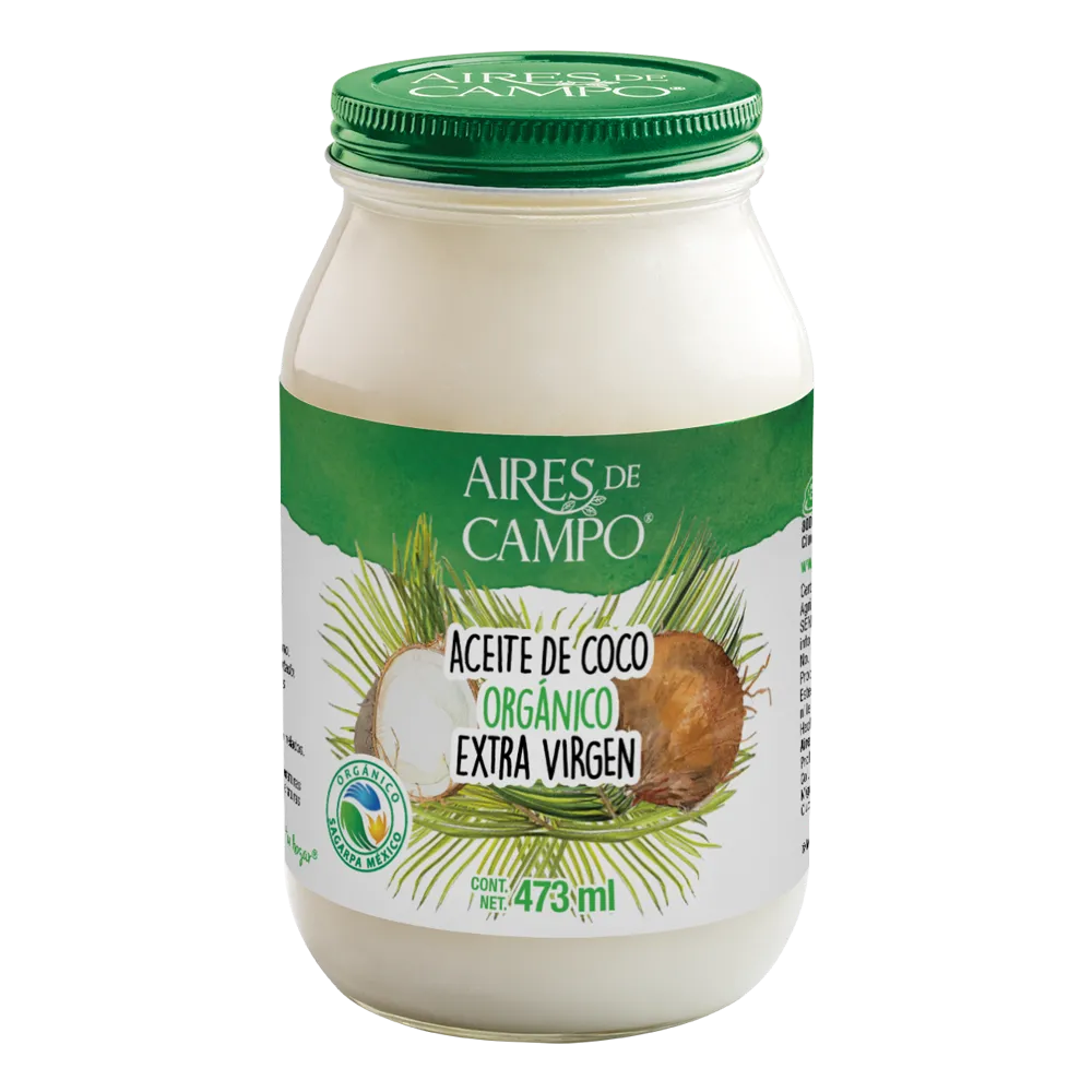 Aceite De Coco Organico Aires De Campo 473 Ml
