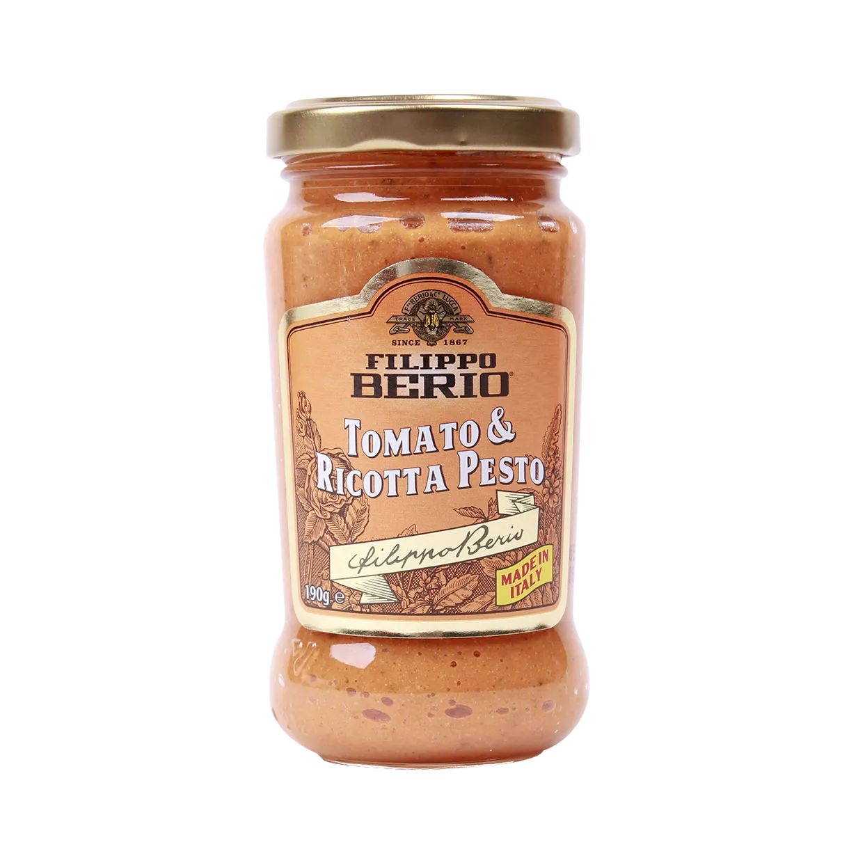 Pesto Tomate Y Queso Filippo Berio 190 Ml