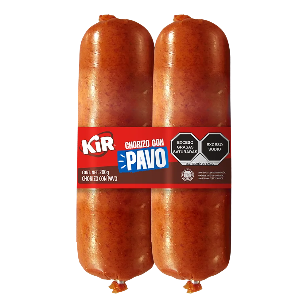 Chorizo De Pavo Kir 200 Gr