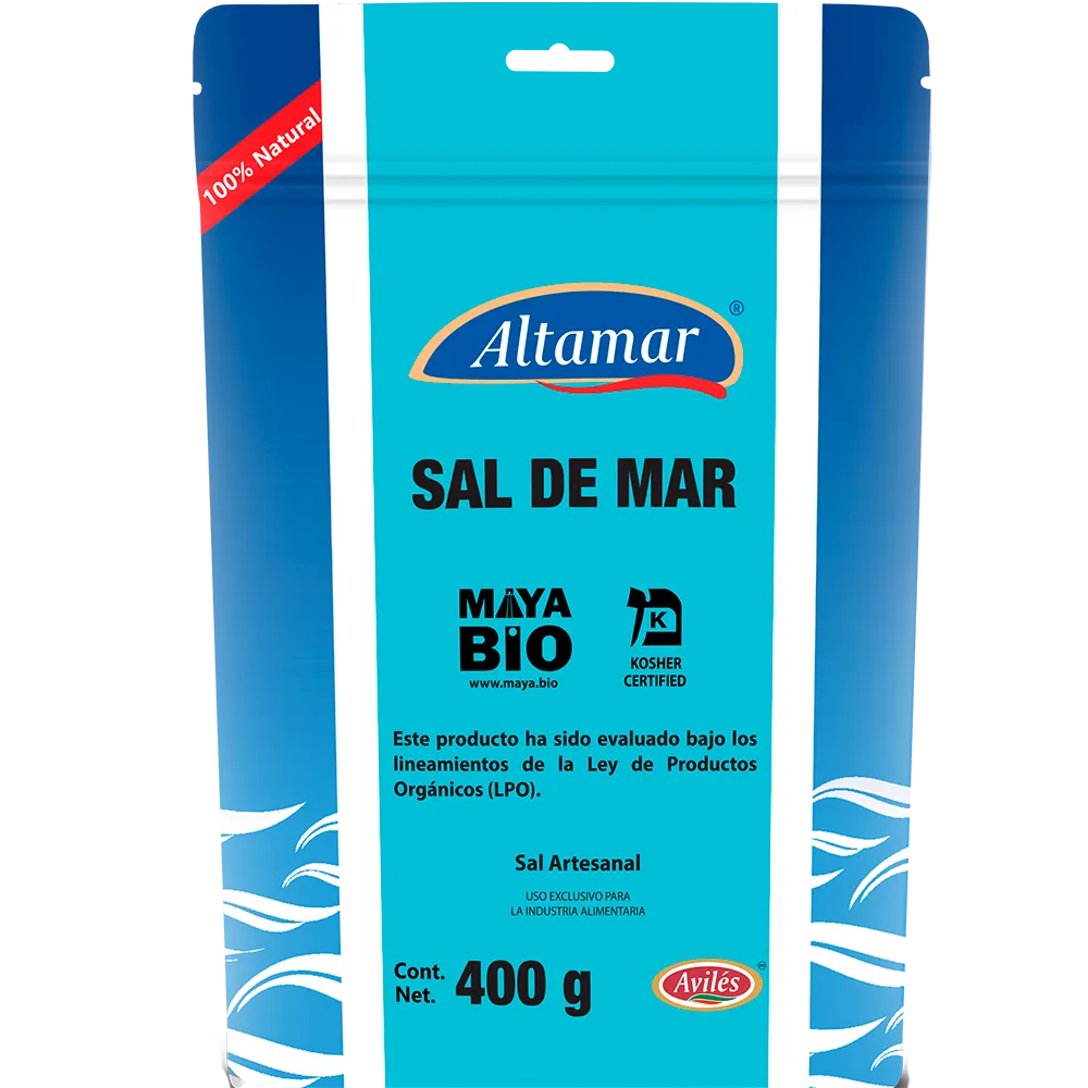 Sal Marina Orgánica Altamar 400 g